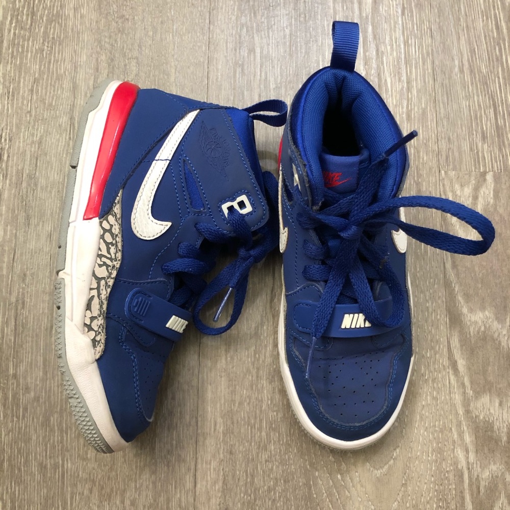 Nike Jordan Legacy 312 PS Royal Blue Cement 12C - Picture 7 of 9
